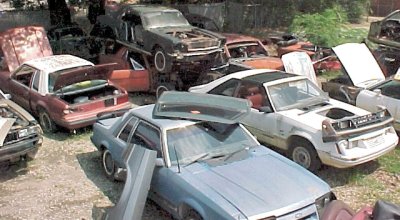 Late Model Mustang Parts Cars